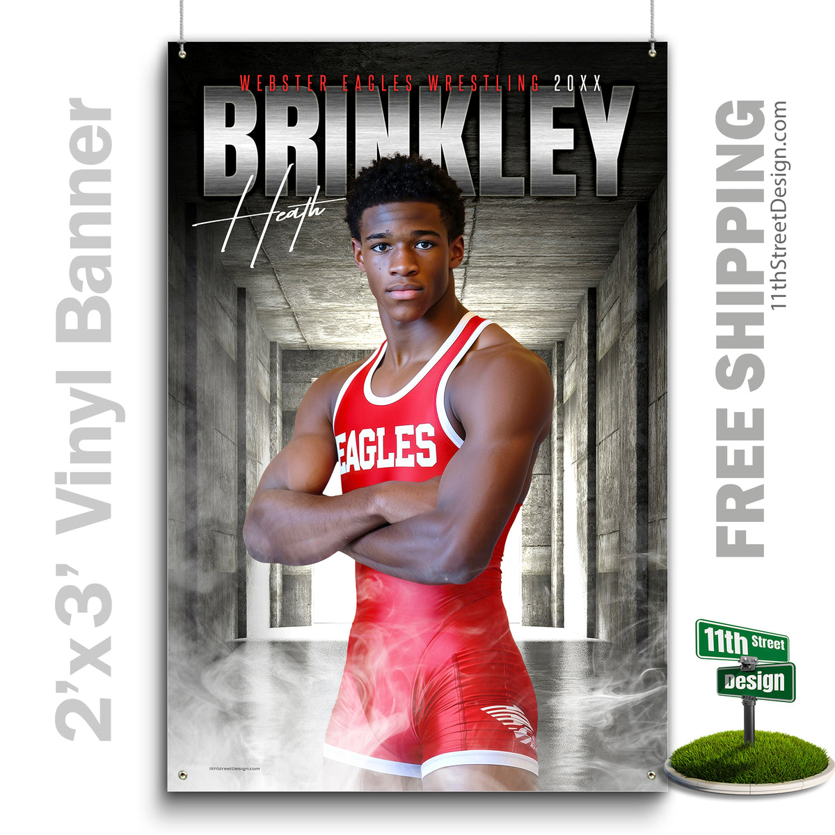 Custom Vinyl Banners, Senior Night Gifts, Custom Poster, Senior Poster, Senior Banner, Custom Sports Poster, Custom Sports Banner, Wrestling Poster, Wrestling Banner, Wrestling Print, Wrestling Senior, Wrestling Digital, Vinyl Wrestling