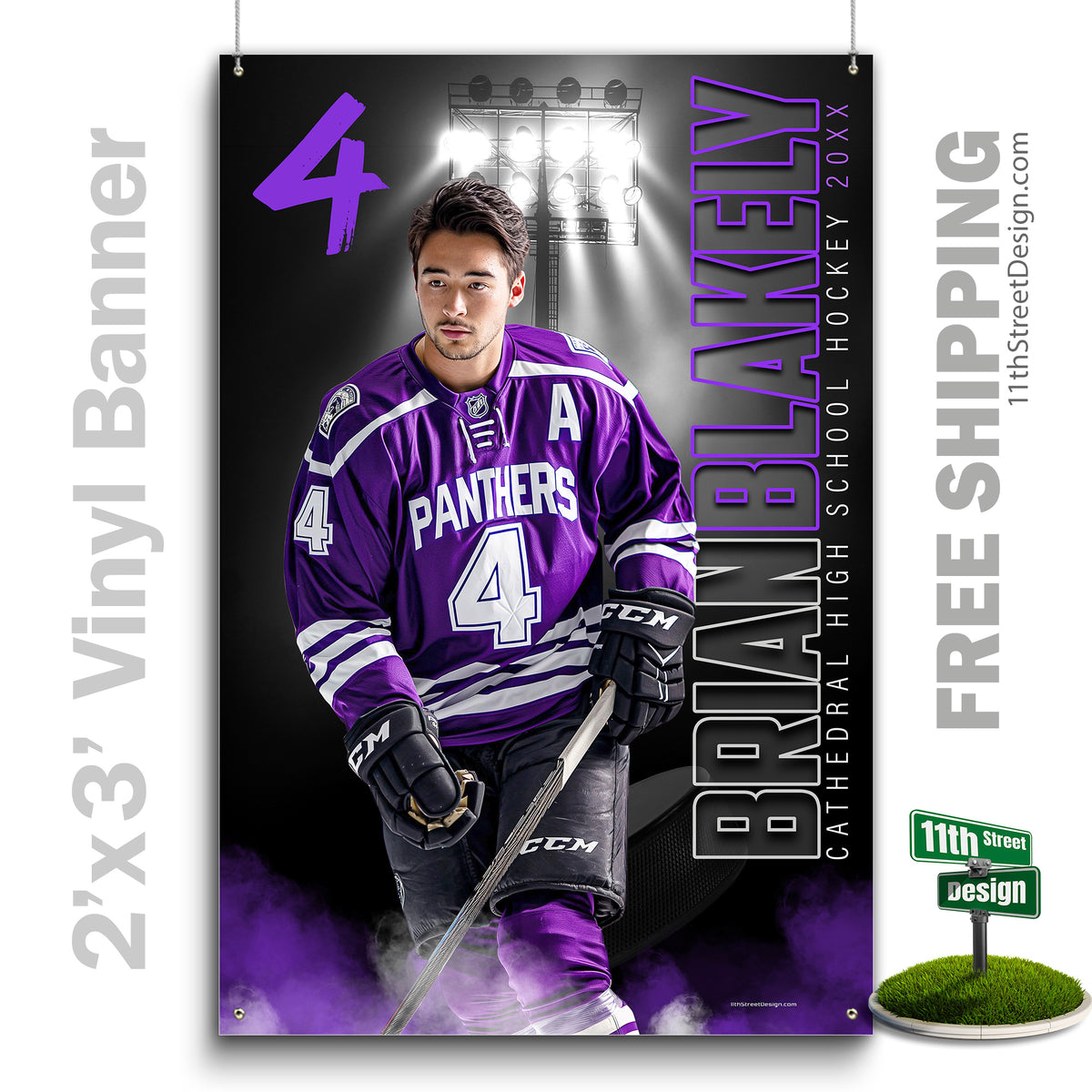 Coaches Gift, Team Gifts, Poster Print, Personalized Poster, Senior Night, Senior Poster, Sport Gift, Sports Collage, Sports Prints, Custom Sports Poster, Hockey Poster, Hockey Print, Hockey Senior