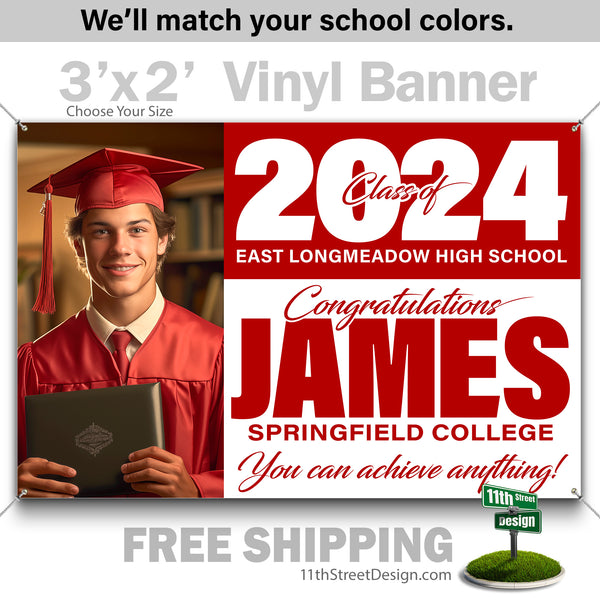 11th Street Design | Yard Card Set | Graduation Door Banner - Simply Grads
