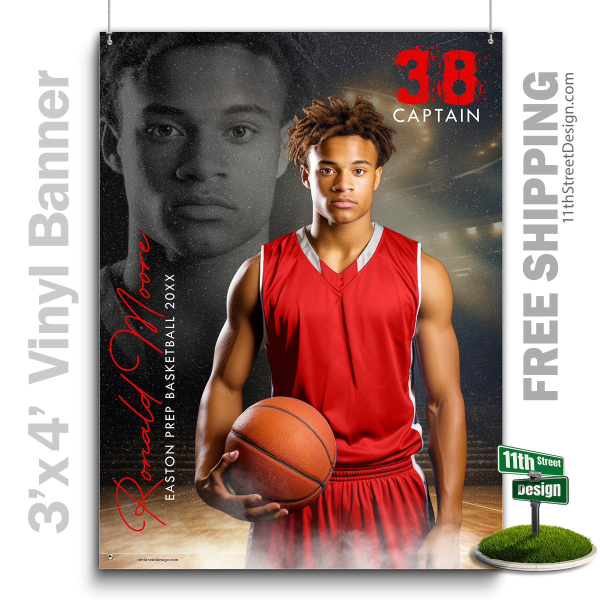 Custom Vinyl Banners, Senior Night Gifts, Custom Poster, Senior Poster, Senior Banner, Custom Sports Poster, Custom Sports Banner, Basketball Poster, Basketball Banner, Basketball Print, Basketball Senior, Basketball Digital, Vinyl Basketball