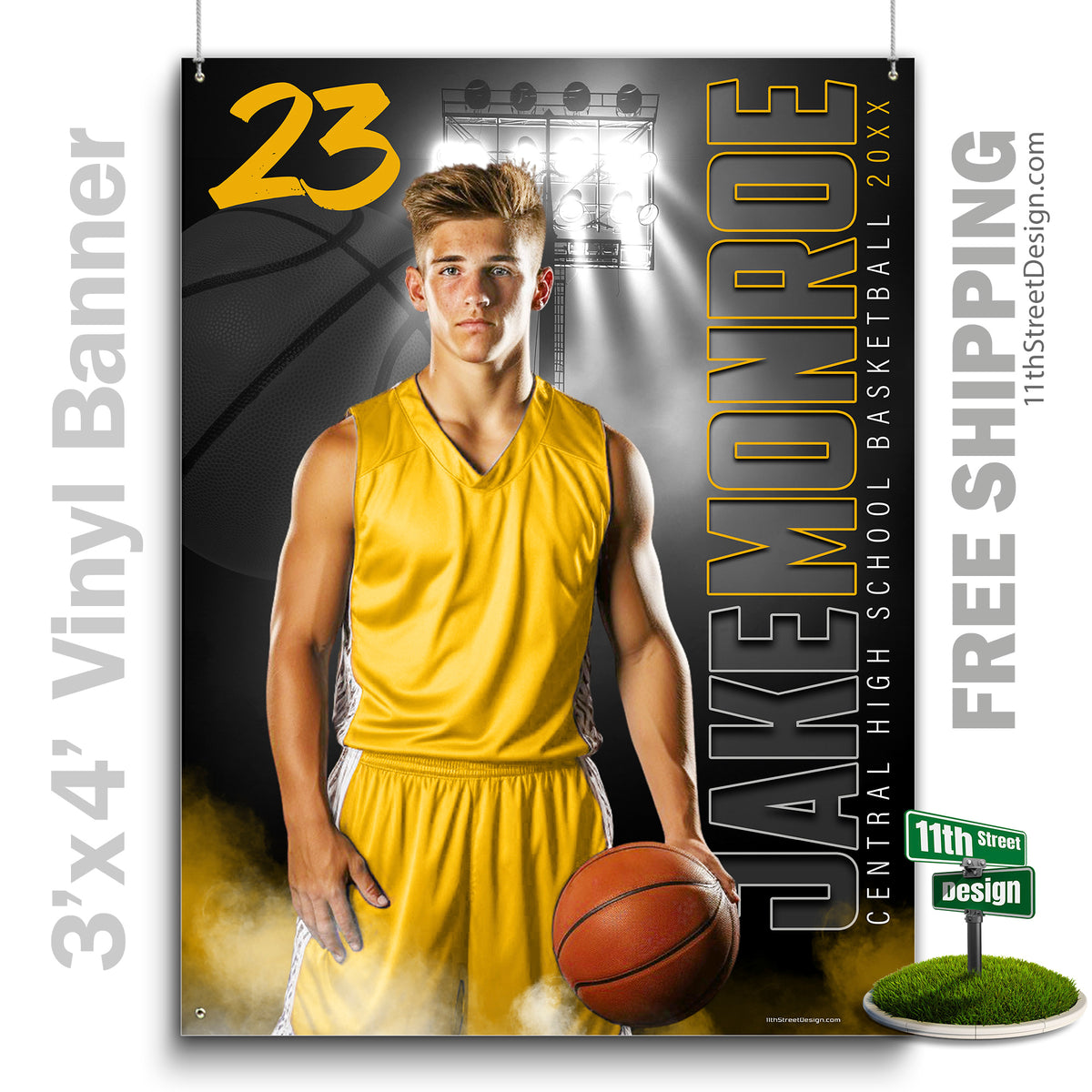 Custom Vinyl Banners, Senior Night Gifts, Custom Poster, Senior Poster, Senior Banner, Custom Sports Poster, Custom Sports Banner, Basketball Poster, Basketball Banner, Basketball Print, Basketball Senior, Basketball Digital, Vinyl Basketball