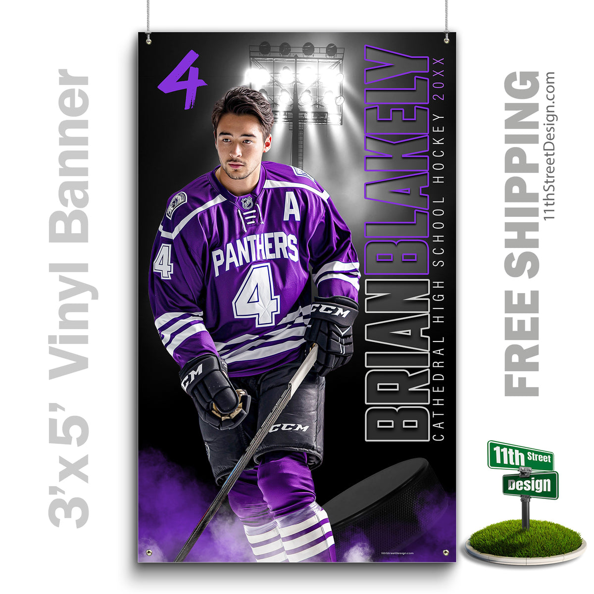 Coaches Gift, Team Gifts, Poster Print, Personalized Poster, Senior Night, Senior Poster, Sport Gift, Sports Collage, Sports Prints, Custom Sports Poster, Hockey Poster, Hockey Print, Hockey Senior