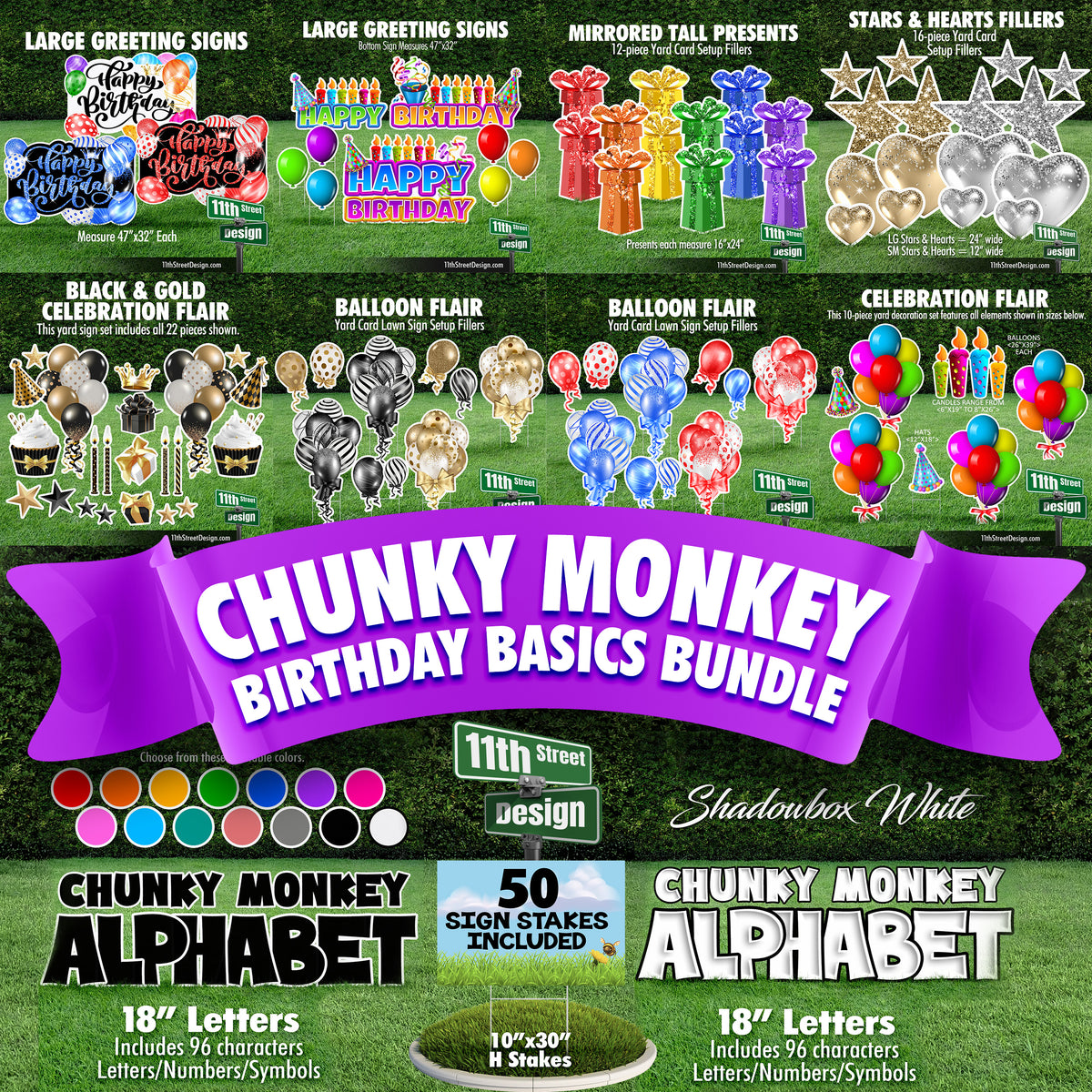 Chunky Monkey Birthday Basics Starter Set