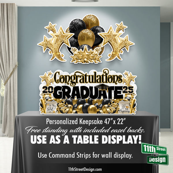 11th Street Design | Yard Card Set | Personalized Graduation Party Lawn ...