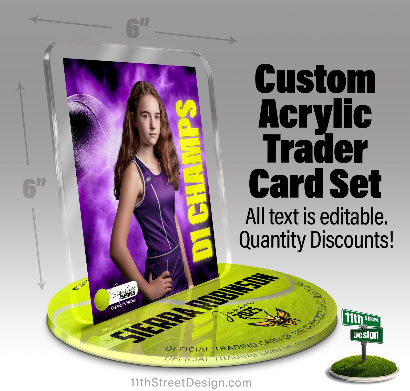 Custom Sports keepsake,
Senior sports Memento,
custom sports card,
graduation keepsake,
senior player gift,
senior night gift,
office desk display,
senior night gift,
custom acrylic tennis card,
tennis senior Gift,
custom tennis trading card,
custom tennis trader card,
custom tennis keepsake