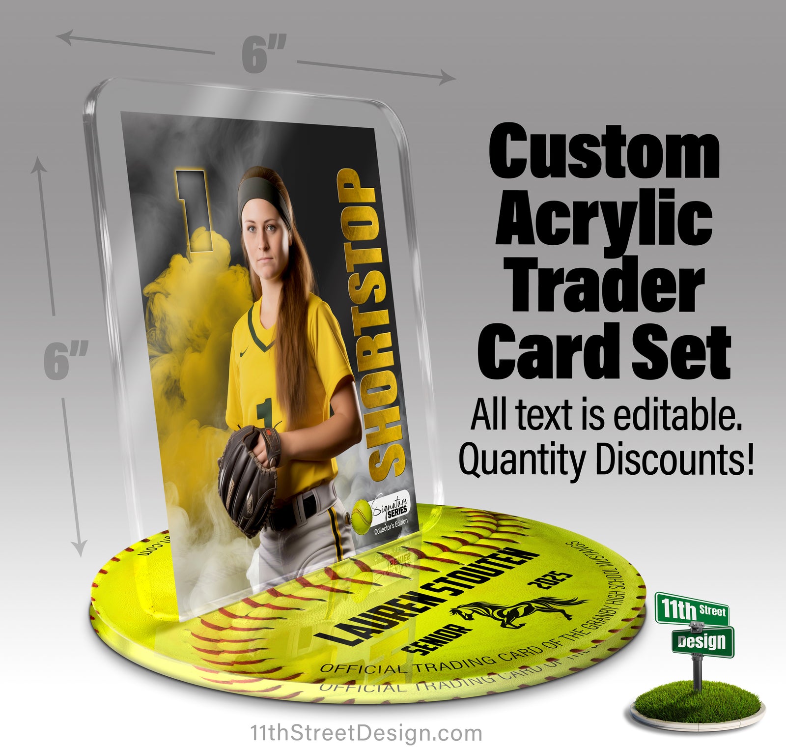 Custom Sports keepsake,
Senior sports Memento,
custom sports card,
graduation keepsake,
senior player gift,
senior night gift,
office desk display,
senior night gift,
custom acrylic softball card,
Softball senior Gift,
custom softball trading card,
custom softball trader card,
custom softball keepsake