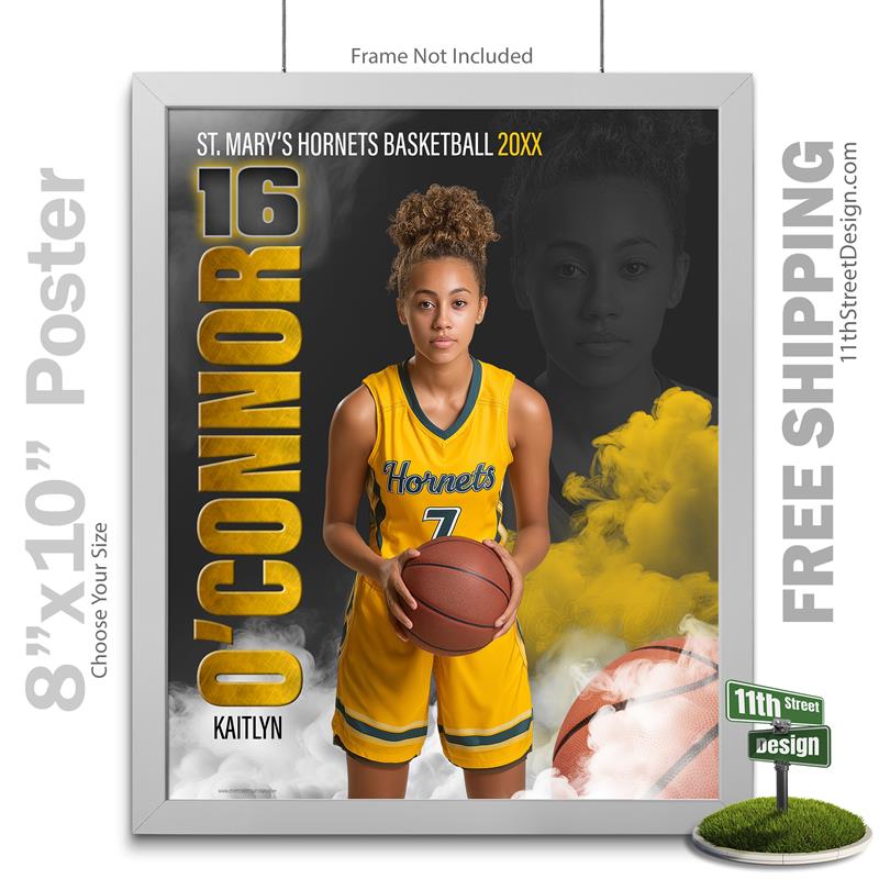 Custom Sports Poster - Sports Legends Basketball
