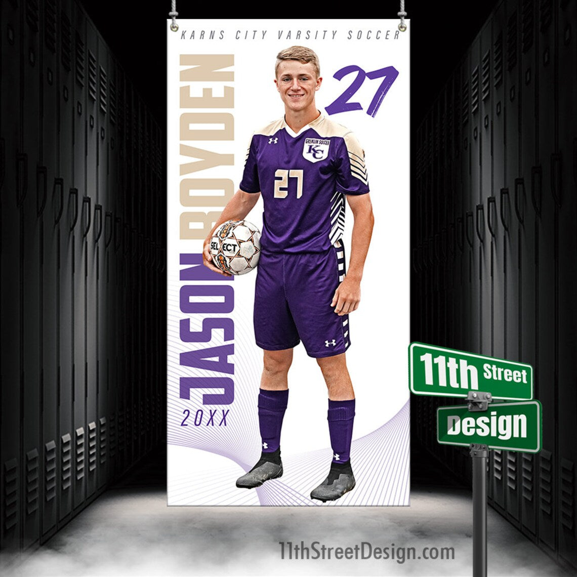 11th Street Design, Custom Sports Banner