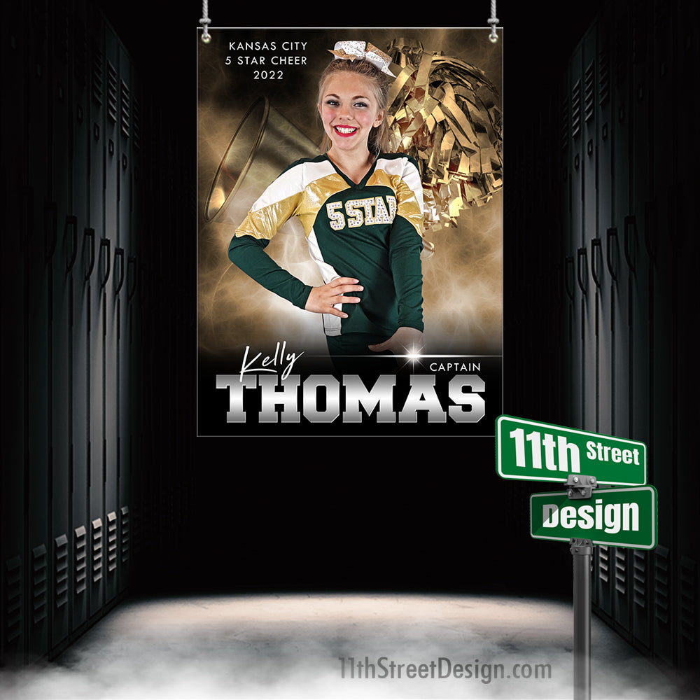 Coaches Gift, Team Gifts, Poster Print, Personalized Poster, Senior Night, Senior Poster, Sport Gift, Sports Collage, Sports Prints, Custom Sports Poster, Cheer Poster, Cheer Print, Cheer Senior