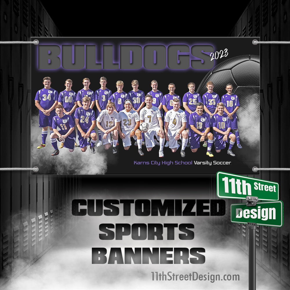 Custom Sports Banner - From The Shadows Team Soccer