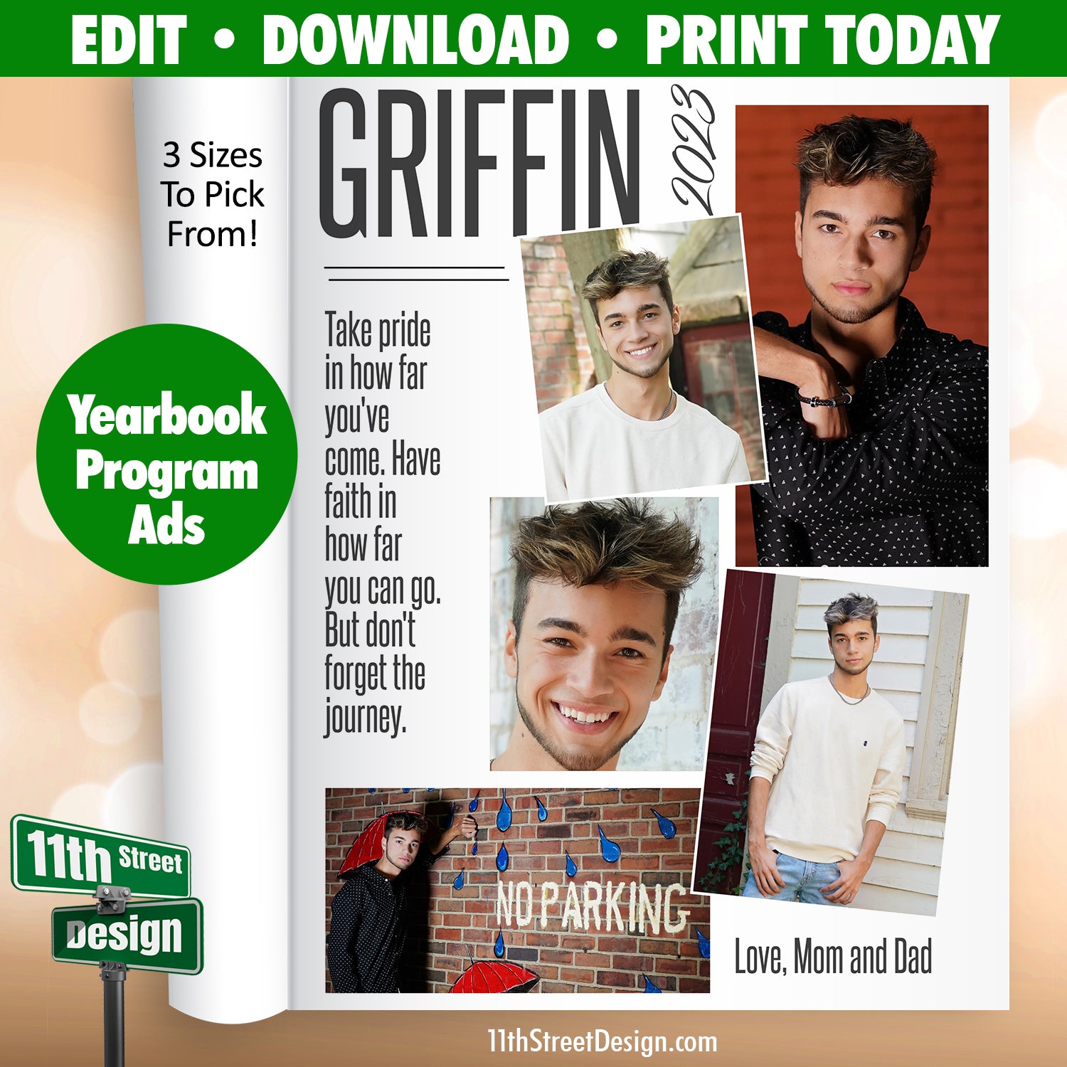 Angular Yearbook Pages Senior Yearbook Page Layouts