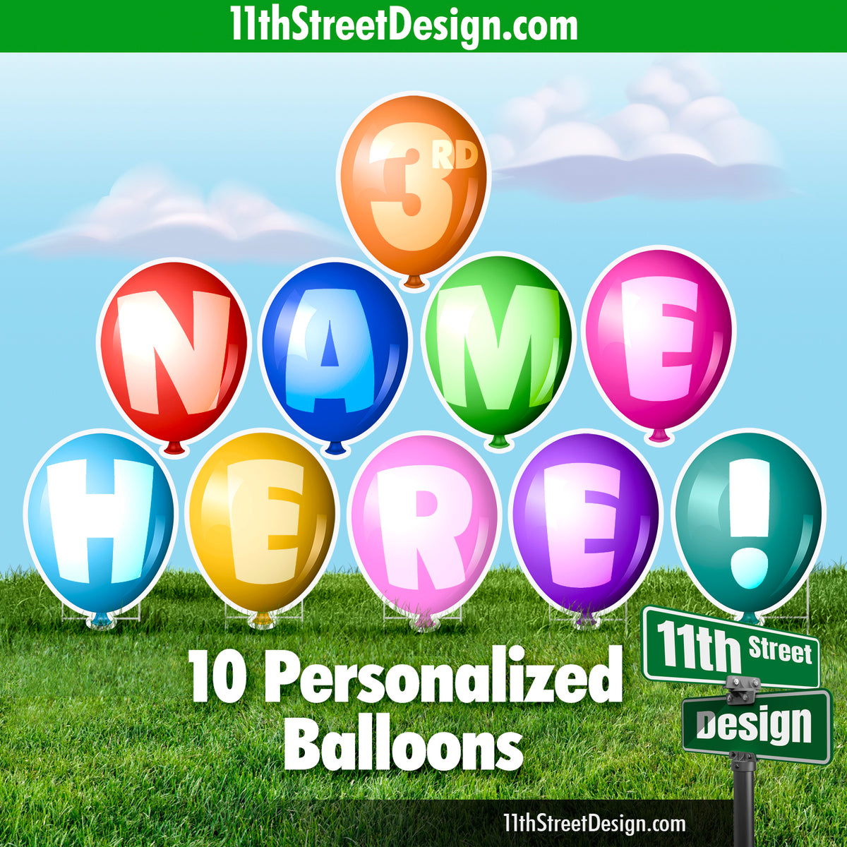 Personalized Birthday Balloons