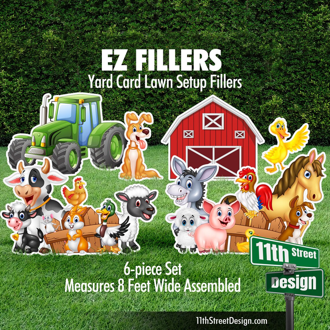 Cute Farm Animals EZ Filler Set