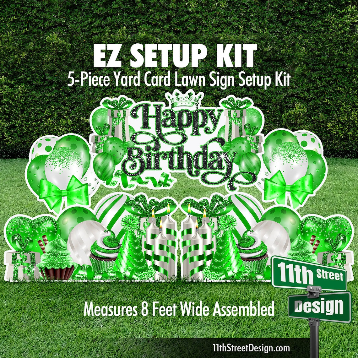 Happy Birthday EZ Setup Kit Green