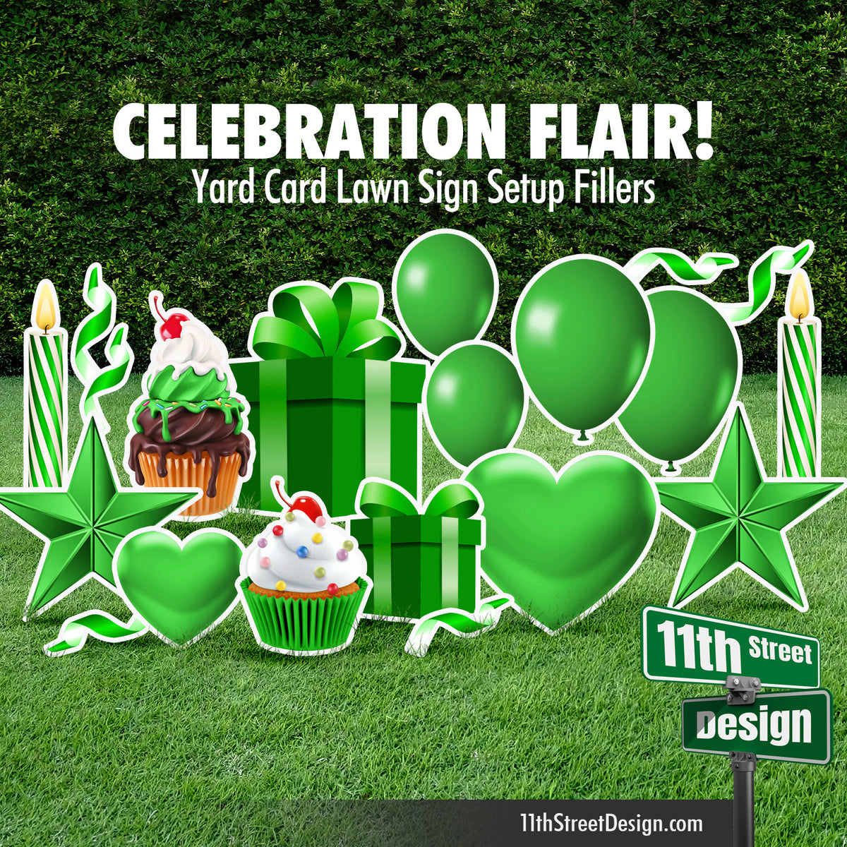 Celebration Flair - Green