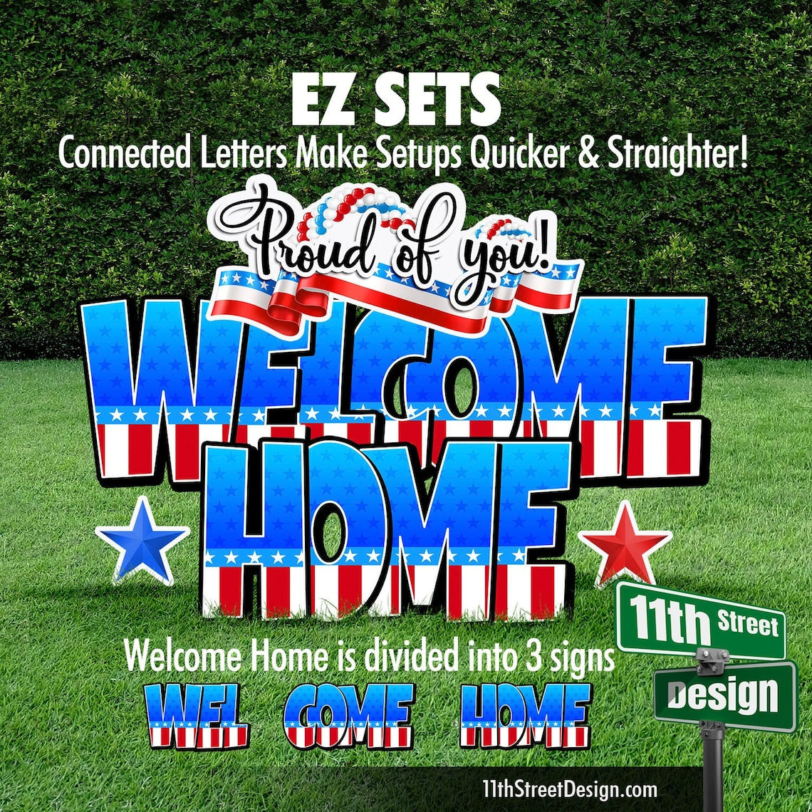 Patriotic Welcome Home EZ Set