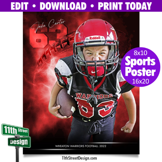 Youth Football Flyer Graphics, Designs & Templates